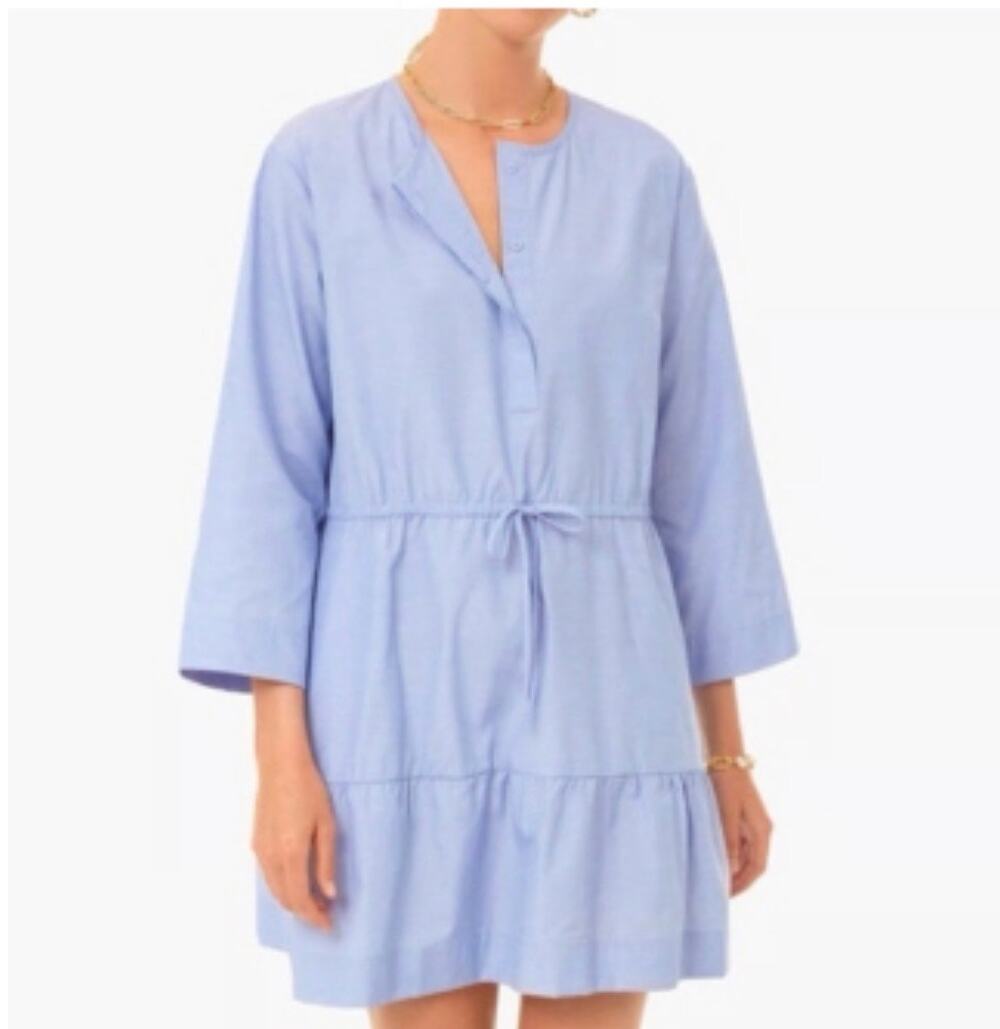 Tuckernuck Pomander Place Light Blue Lucy Dress Medium w/ Pockets